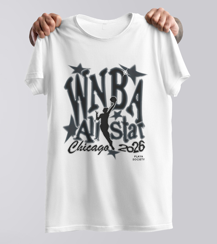 WNBA All Star Chicago 2026 Playa Society T-Shirt