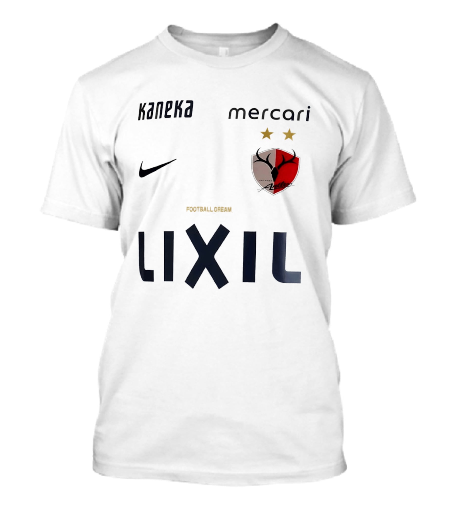 Kashima Antlers Kaneka Mercari LIXIL Nike Football Dream T-Shirt