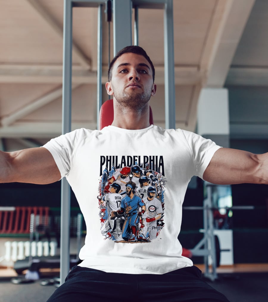 Philadelphia Ohtani Witt Jr 2026 Baseball Montage Philly PCA T-Shirt