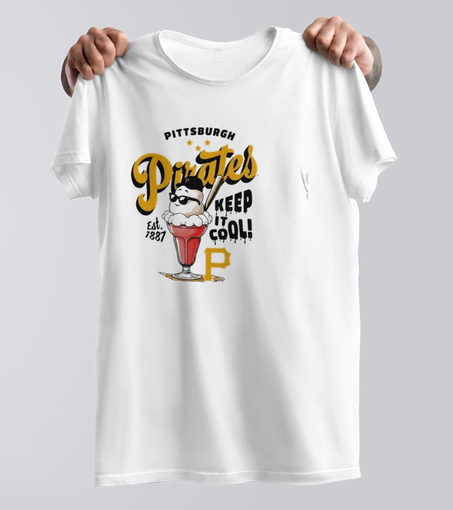 Pittsburgh Pirates Keep It Cool Est 1887 Ice Cream Sundae T-Shirt