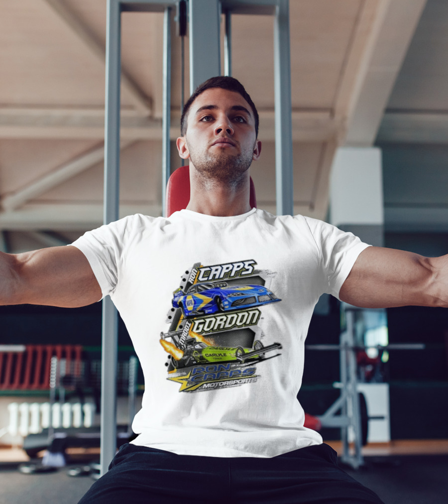 Ron Capps Motorsports Carlyle Tools Drag Racing Gordon Maddi T-Shirt