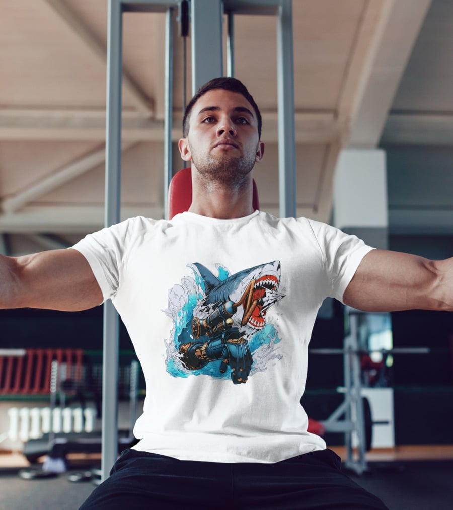 Steampunk Shark Lies Of P Puppet String Adventure Magic T-Shirt