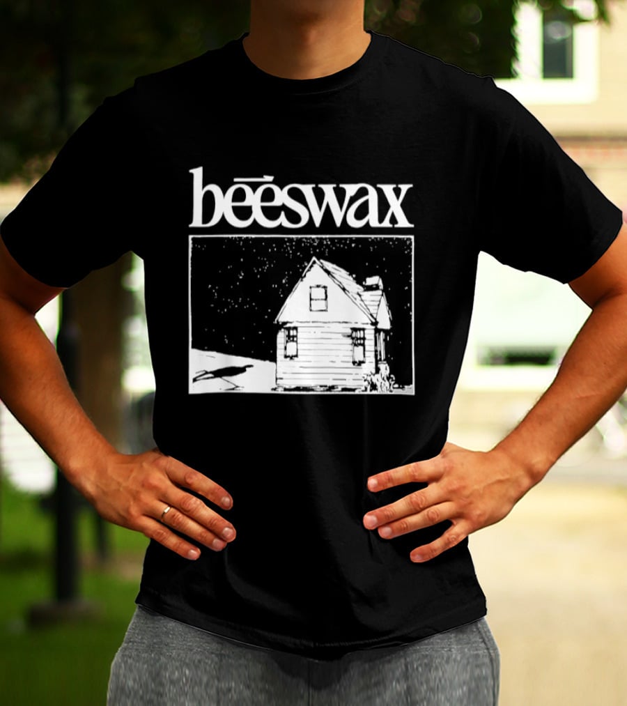 Beeswax City Of Lab Cabin Snow Scene T-Shirt