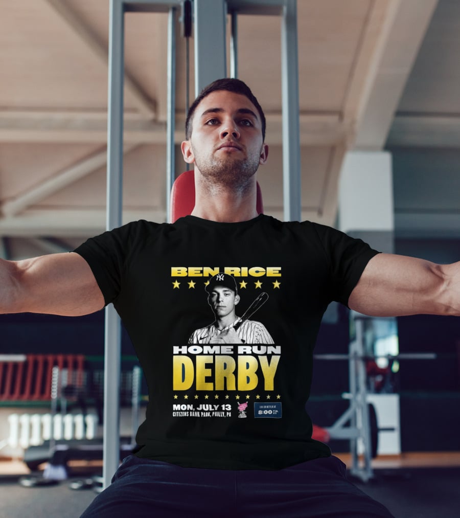 Ben Rice Home Run Derby July 13 Citizens Bank Park Philly Netflix 8 PM T-Shirt