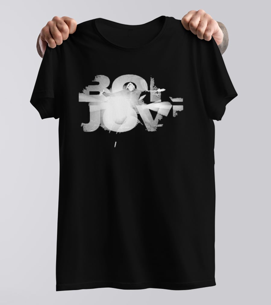 Bon Jovi Bright Light Graphic 80s T-Shirt