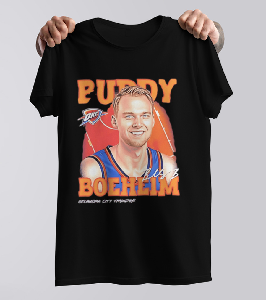 Buddy Boeheim Oklahoma City Thunder OKC Basketball BCS B Airbrush T-Shirt
