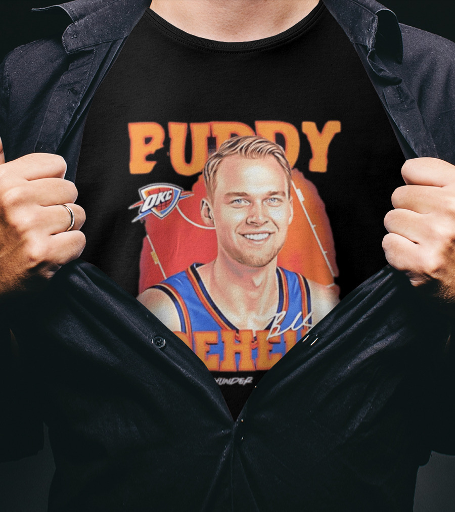Buddy Boeheim Oklahoma City Thunder OKC Basketball BCS B Airbrush T-Shirt