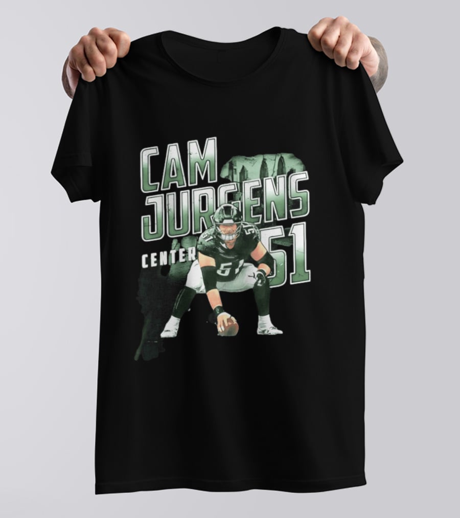 Cam Jurgens Philadelphia Eagles Center 51 Player Jersey NFL Team Fan T-Shirt