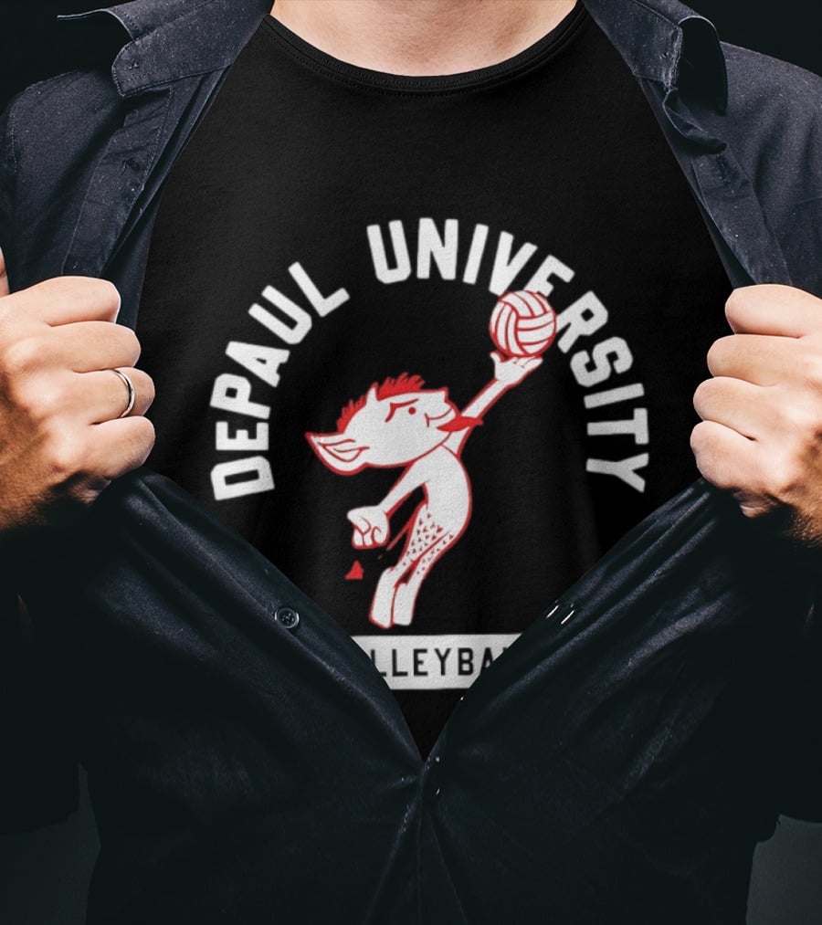 DePaul University Blue Demons Volleyball Billy T-Shirt