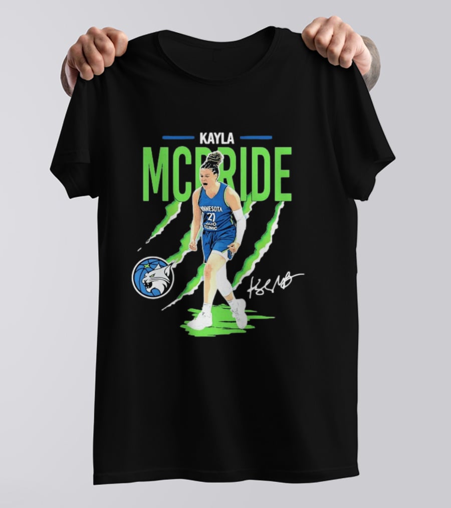 Kayla McBride Minnesota Lynx Mayo Clinic 21 Basketball T-Shirt