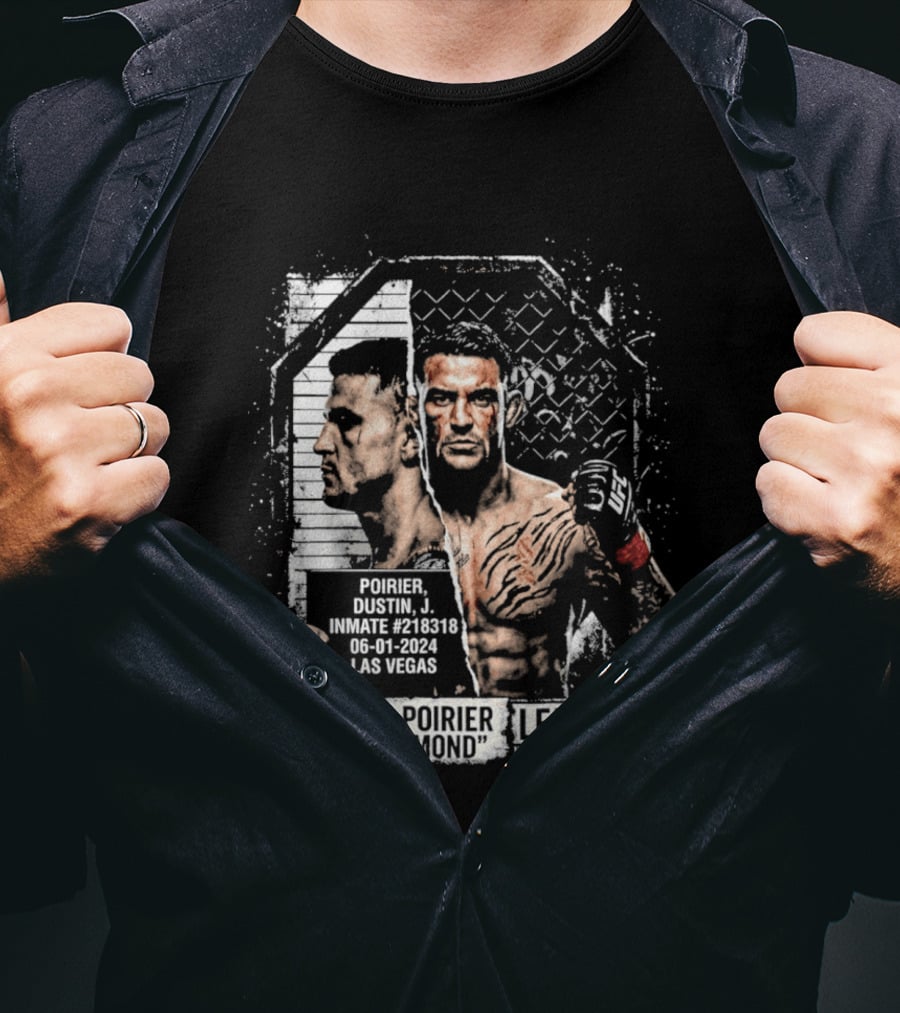 Dustin Poirier The Diamond Shot Las Vegas LFA 218 T-Shirt