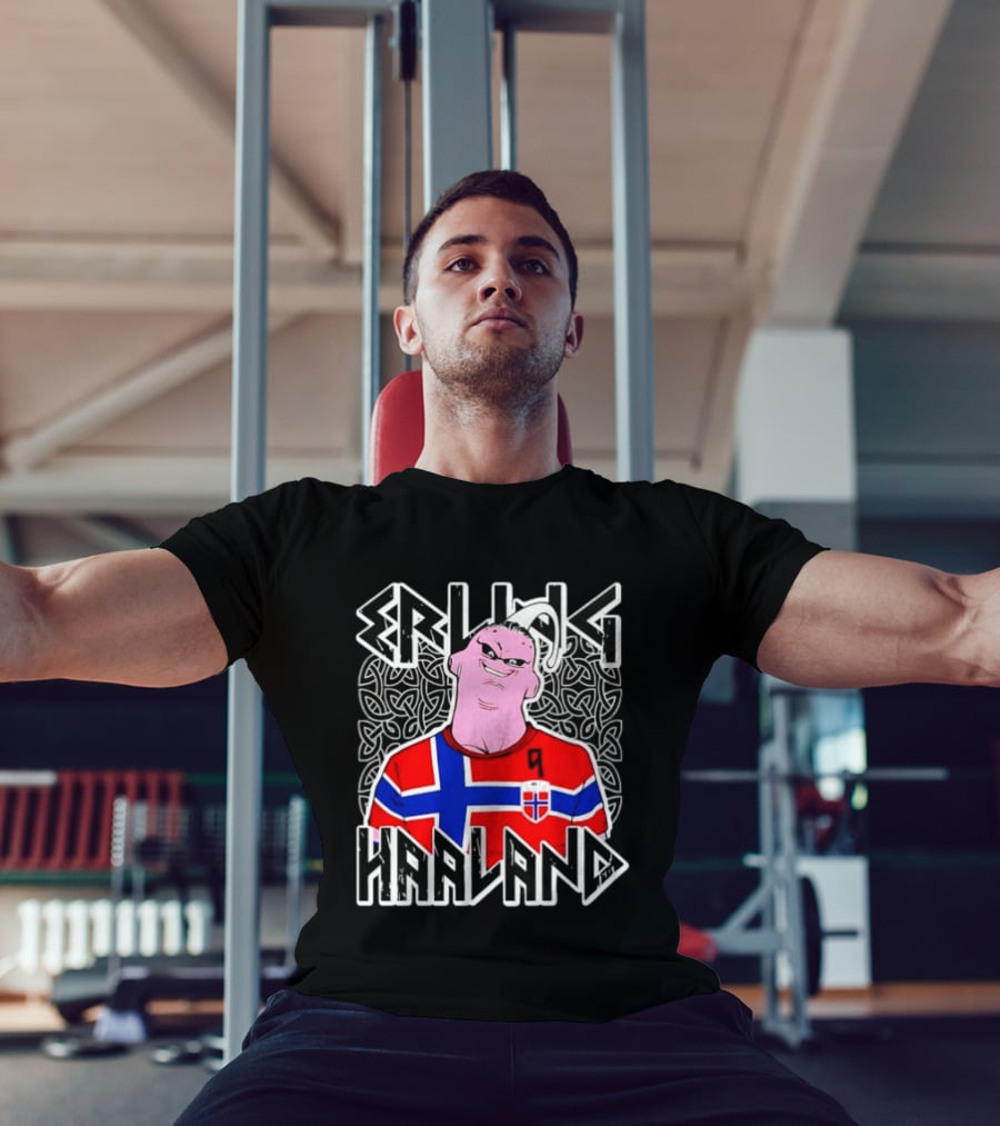 Erling Haaland Majin Buu Norway National Team T-Shirt