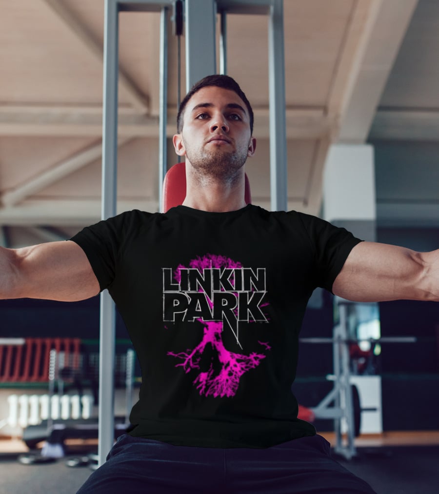 Linkin Park Tree Design Alternative Metal Band Merch T-Shirt