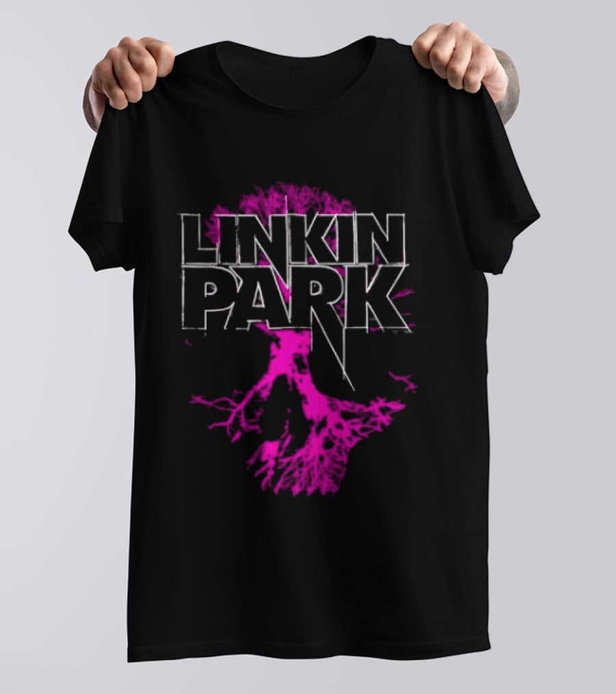 Linkin Park Tree Design Alternative Metal Band Merch T-Shirt