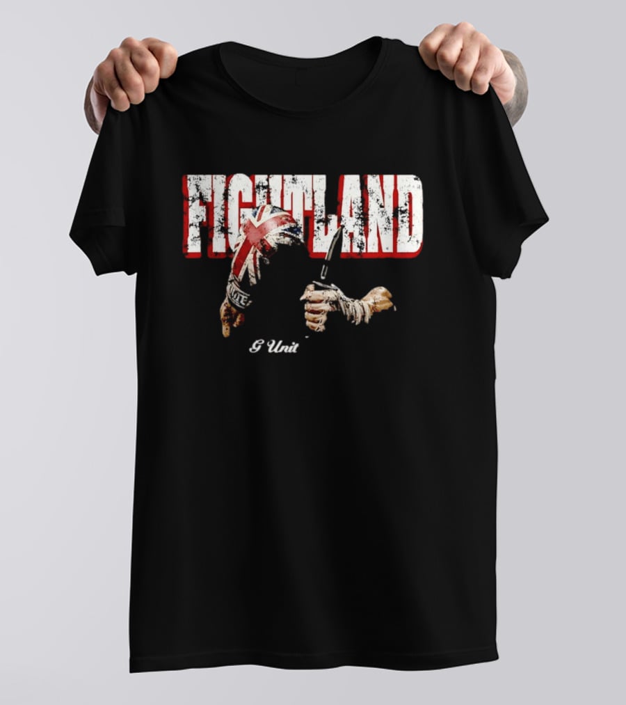Fightland G Unit British Flag Boxing Gloves T-Shirt