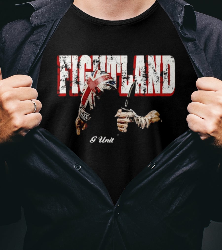 Fightland G Unit British Flag Boxing Gloves T-Shirt