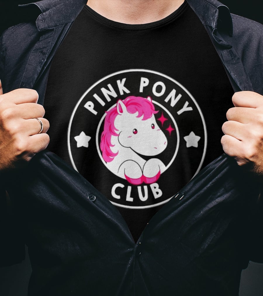 Pink Pony Club Chappell Roan Music Pop Cute Horse Icon Trend T-Shirt