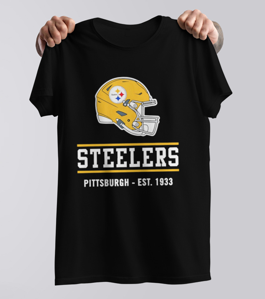 Pittsburgh Steelers Helmet Est 1933 T-Shirt