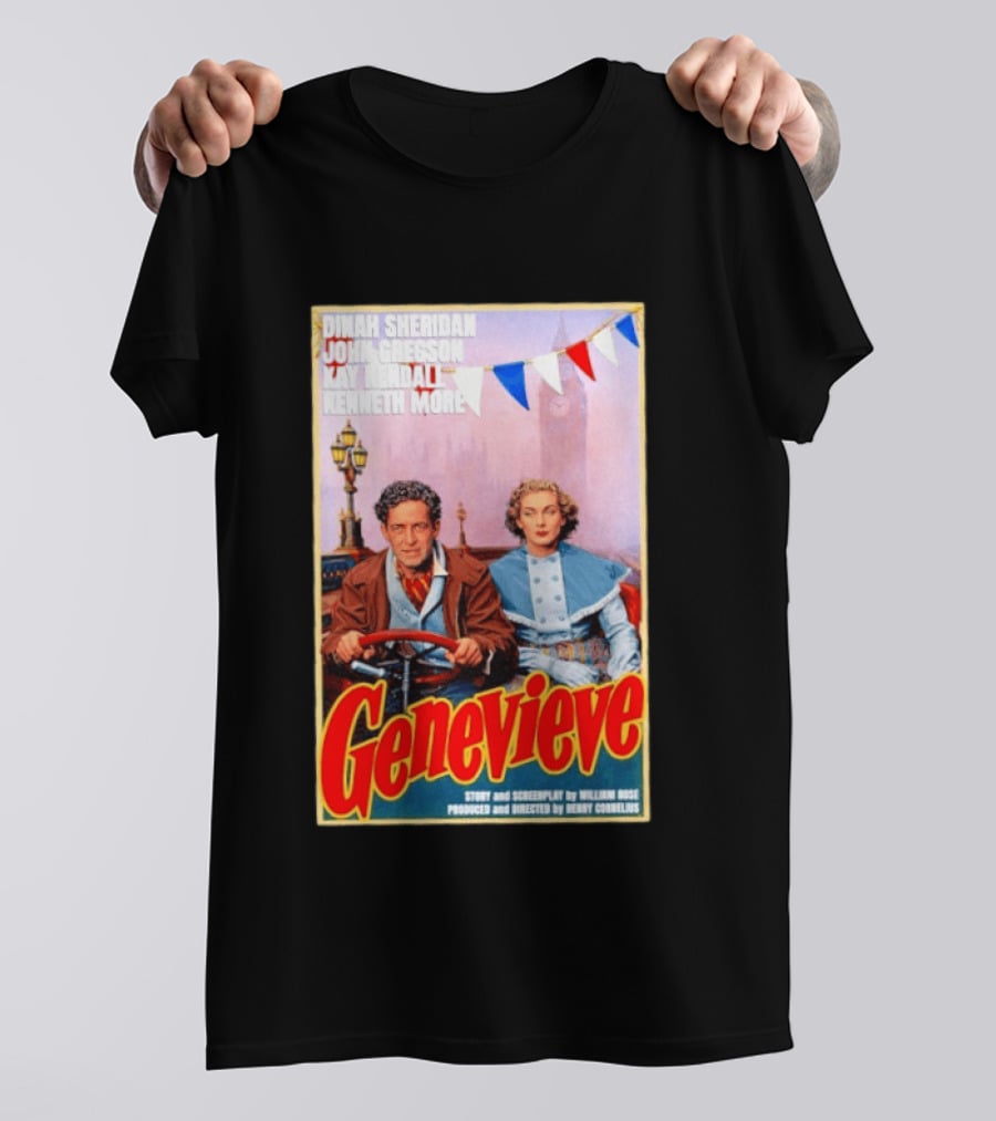 Dinah Sheridan John Gregson Kay Kendall Kenneth More Genevieve Movie T-Shirt
