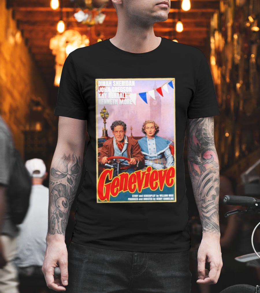 Dinah Sheridan John Gregson Kay Kendall Kenneth More Genevieve Movie T-Shirt