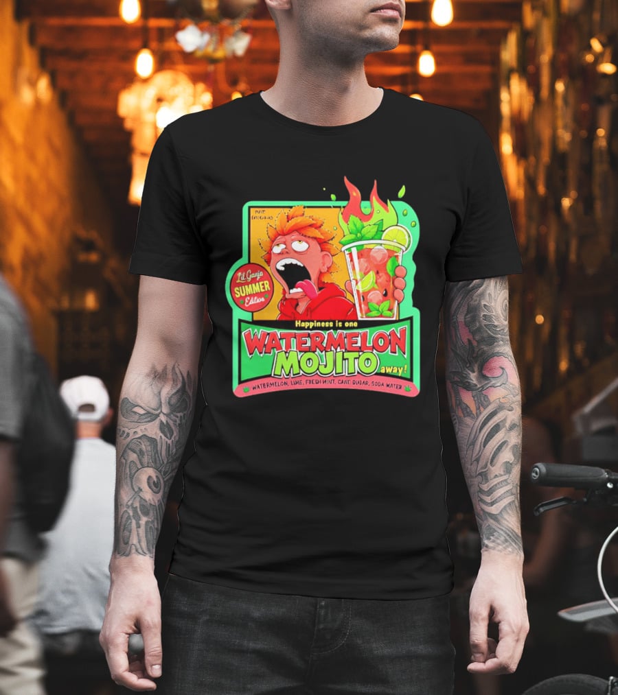 Lil Ganja Summer Edition Happiness Is One Watermelon Mojito Away T-Shirt