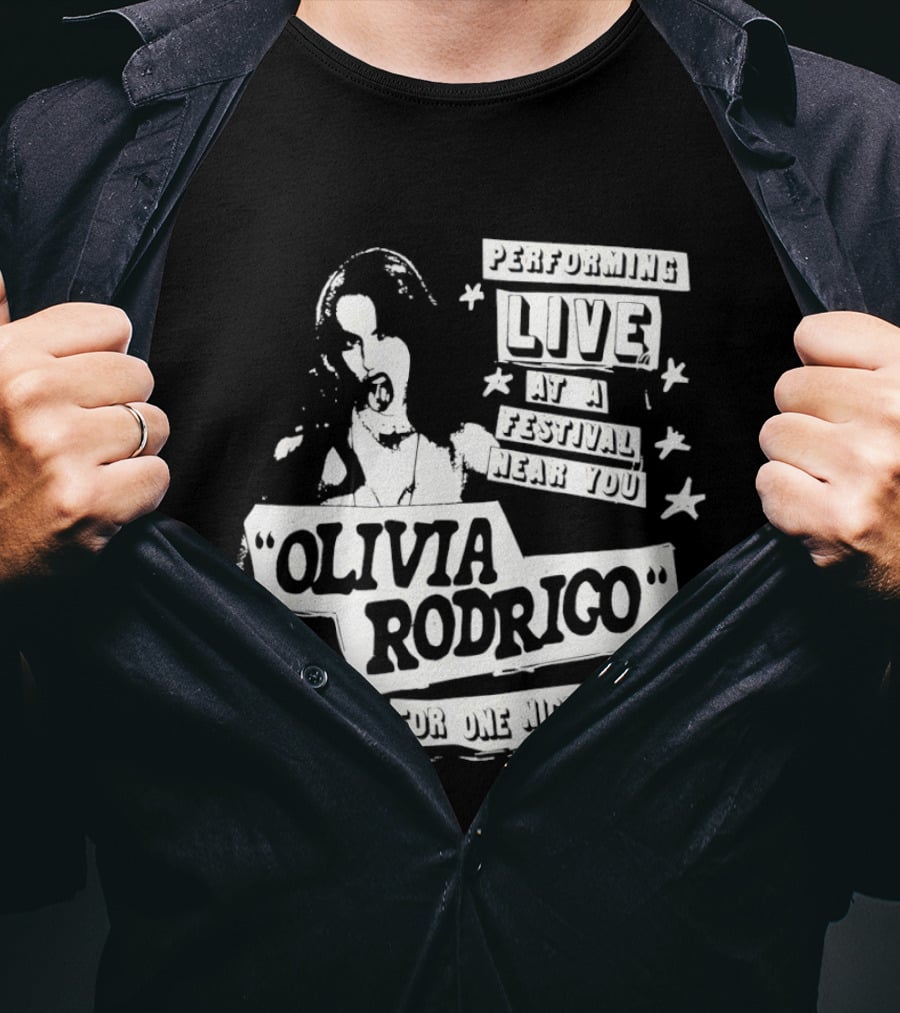 Olivia Rodrigo Live Performance For The Next Day Festival T-Shirt