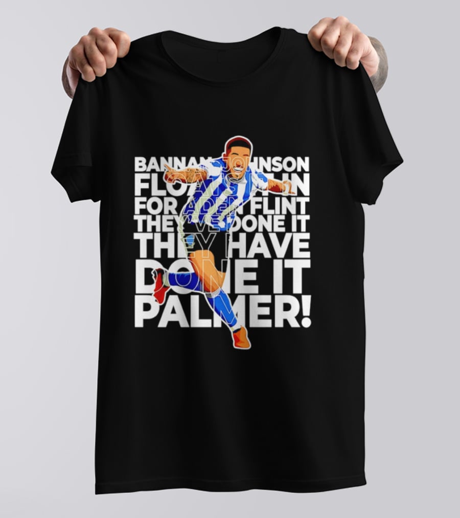 Bannan Johnson Flint Palmer Sheffield Wednesday Victory Celebration T-Shirt