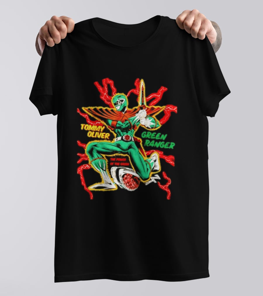 Tommy Oliver Green Ranger The Power Of The Green T-Shirt