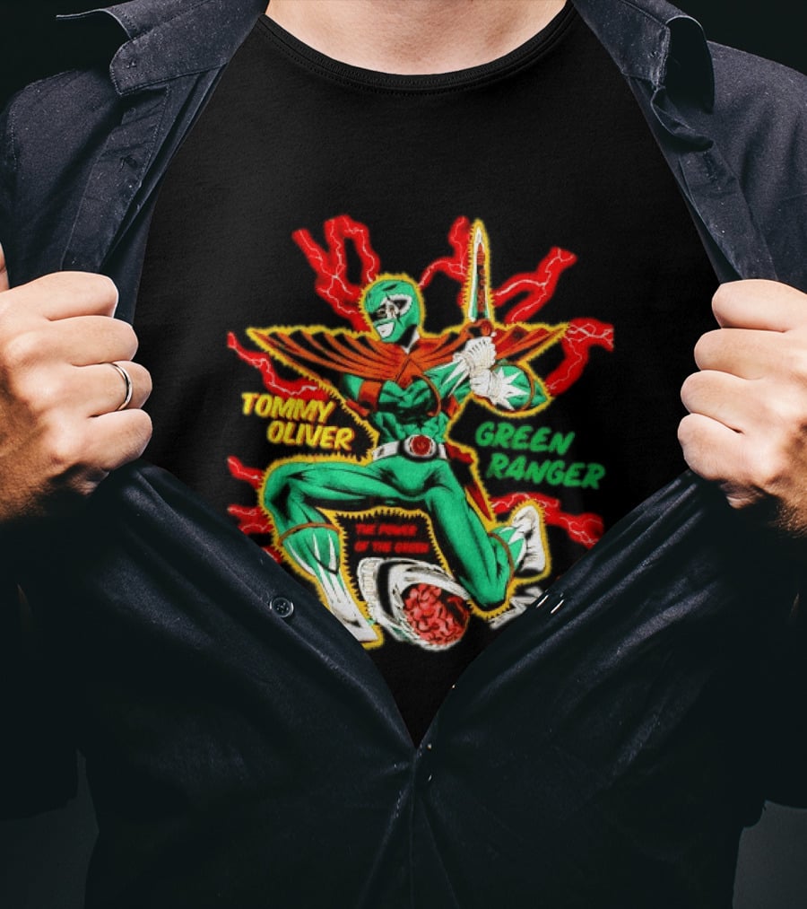 Tommy Oliver Green Ranger The Power Of The Green T-Shirt