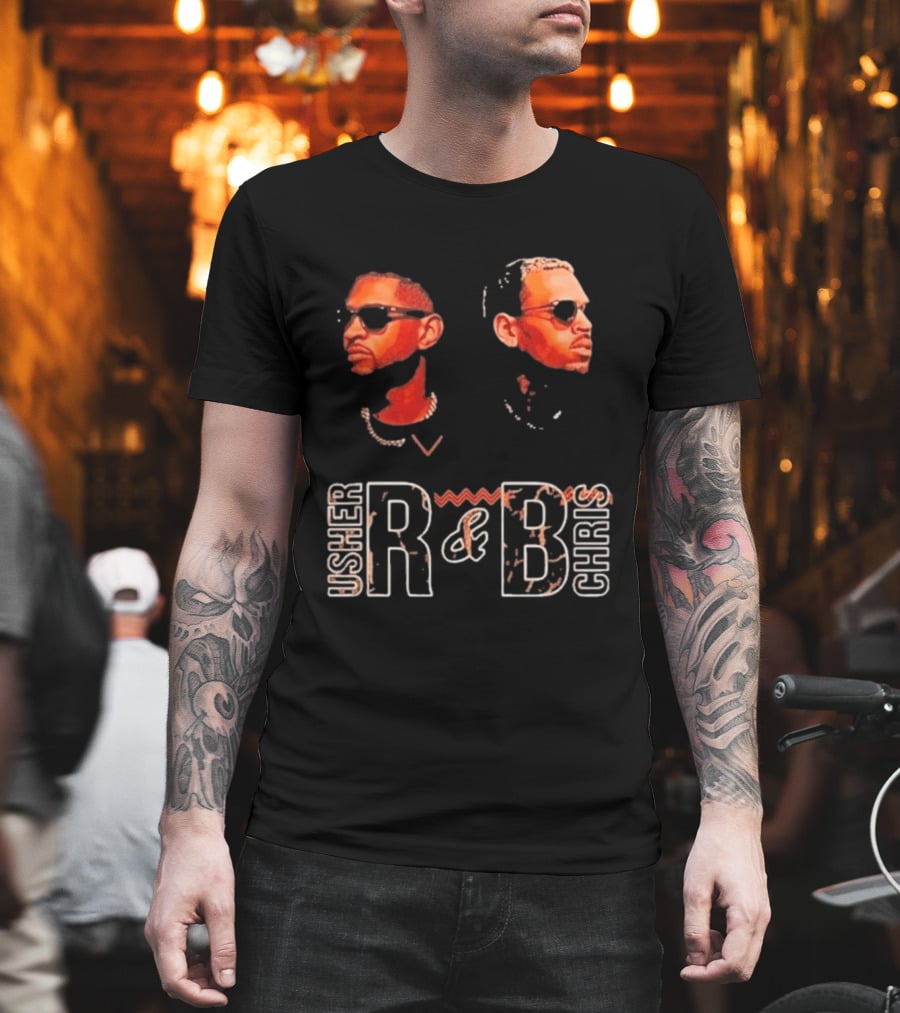 Usher Chris R&B Bootleg Retro Style Sunglasses T-Shirt