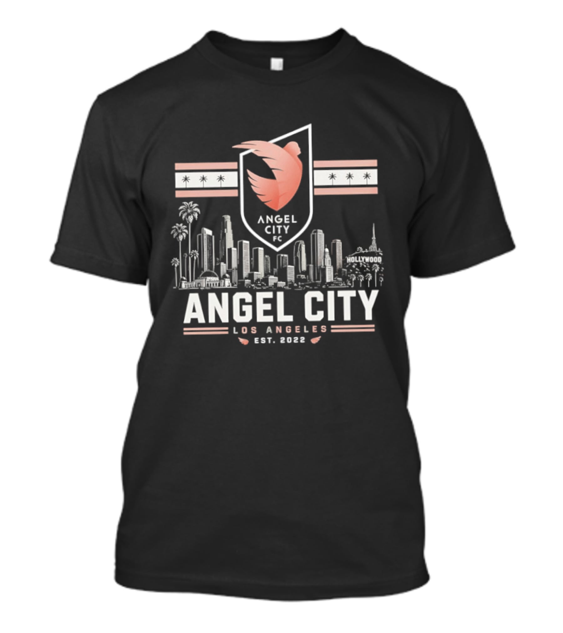 Angel City FC Los Angeles Skyline Est 2022 T-Shirt