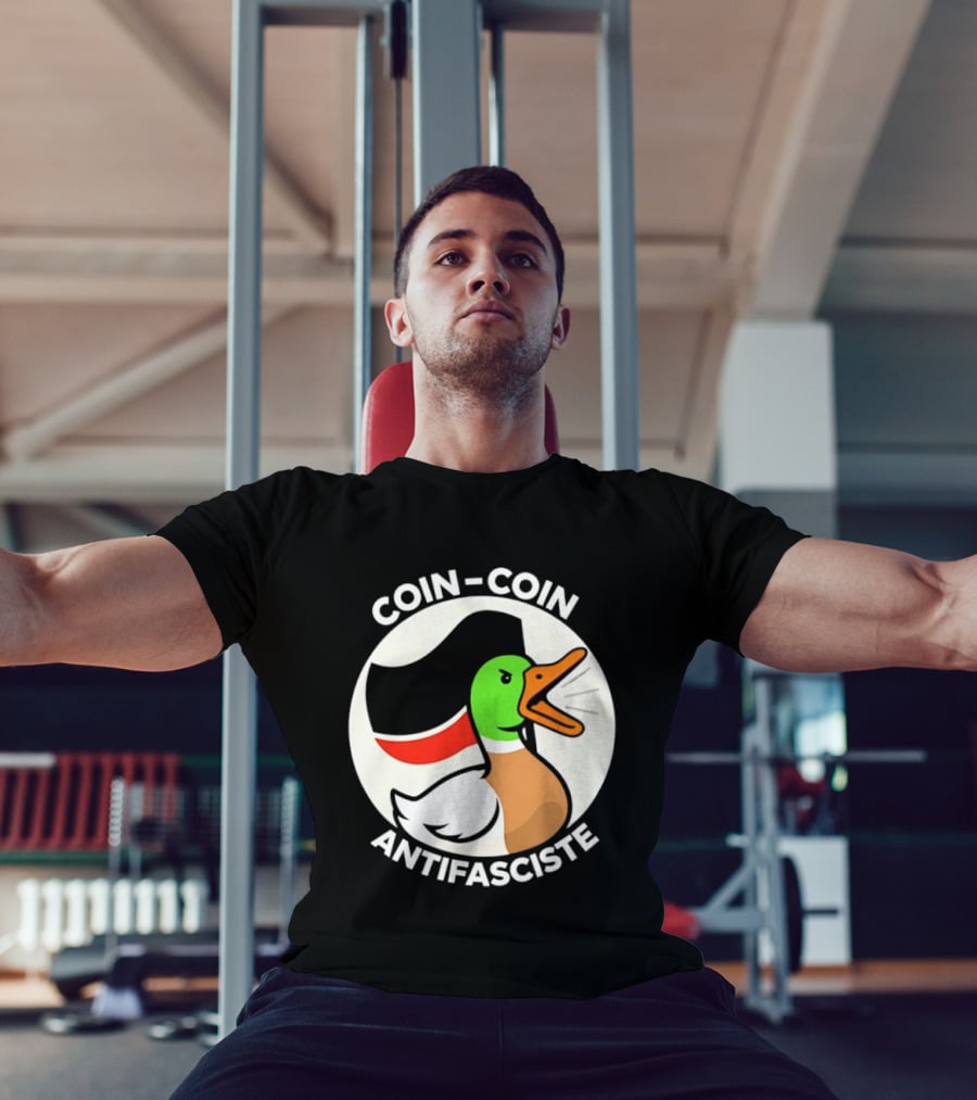 Coin Coin Antifasciste Duck Antifa Protest T-Shirt