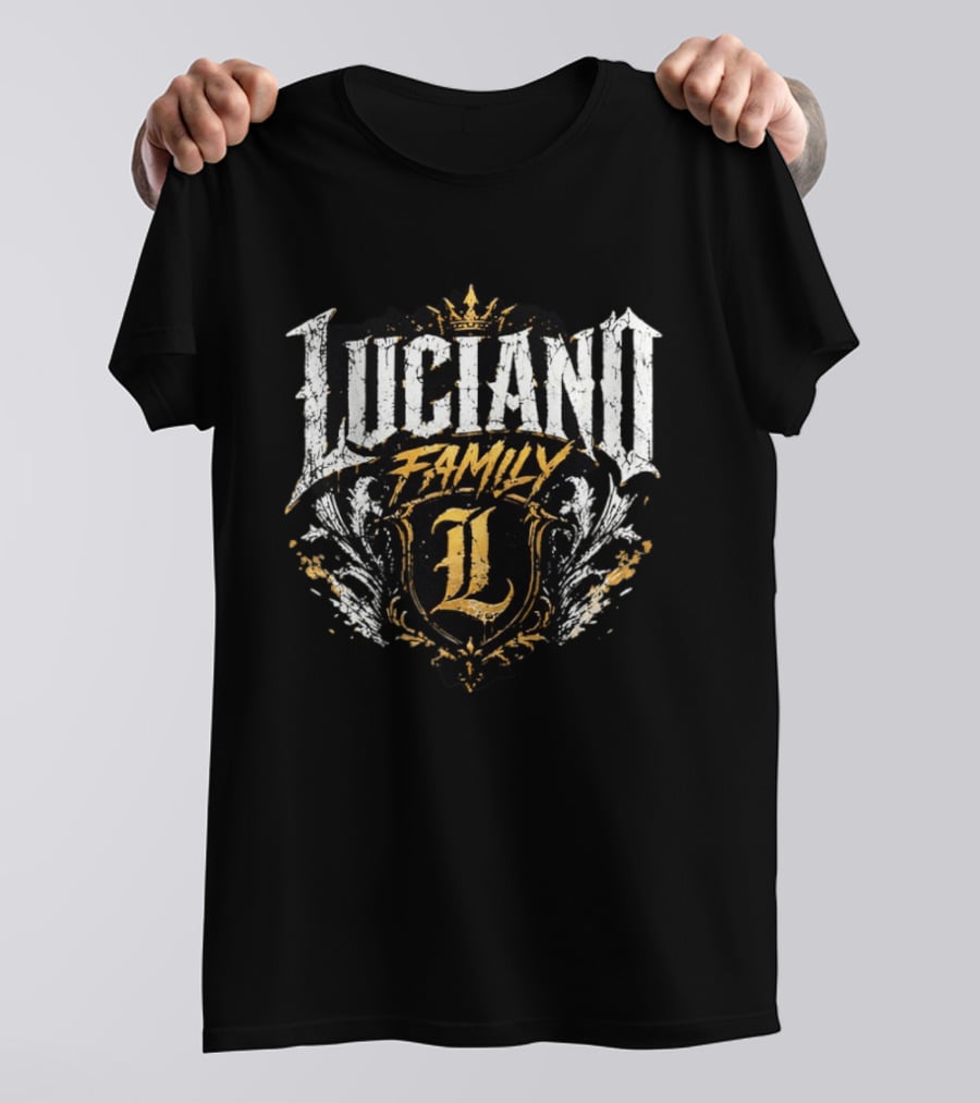 Luciano Family L Crest Crown T-Shirt