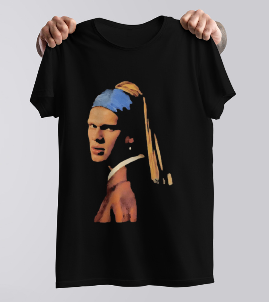 Norway Erling Haaland Girl With A Pearl Earring Meme T-Shirt