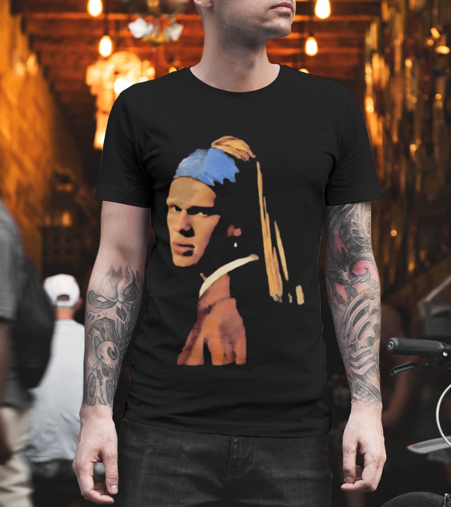 Norway Erling Haaland Girl With A Pearl Earring Meme T-Shirt
