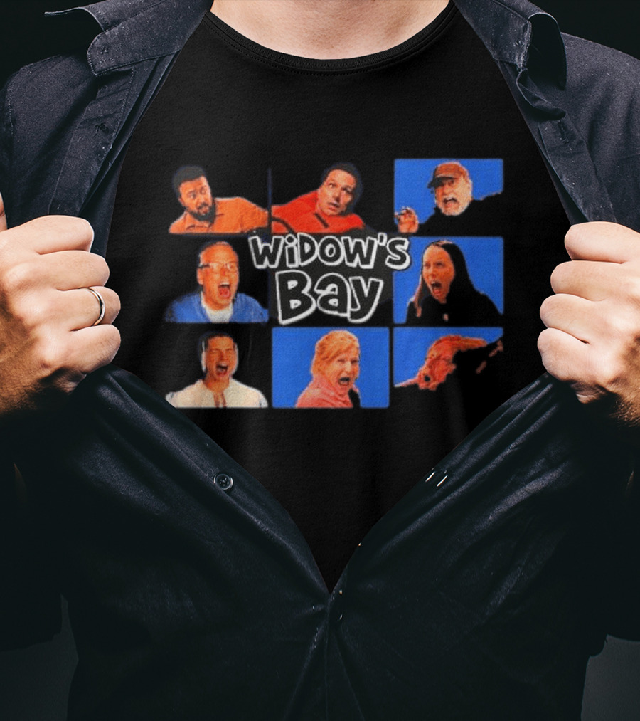 Widow's Bay Collage With Diverse Expressions T-Shirt