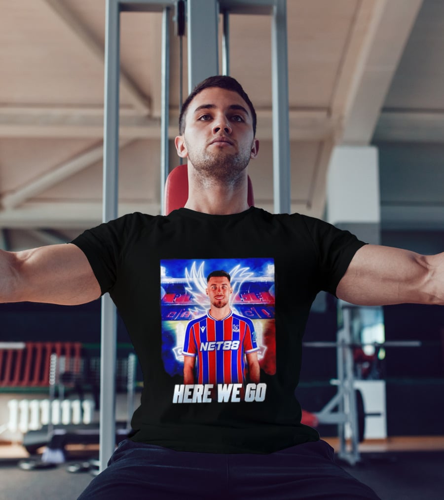 Oscar Mingueza NET88 Crystal Palace Here We Go T-Shirt
