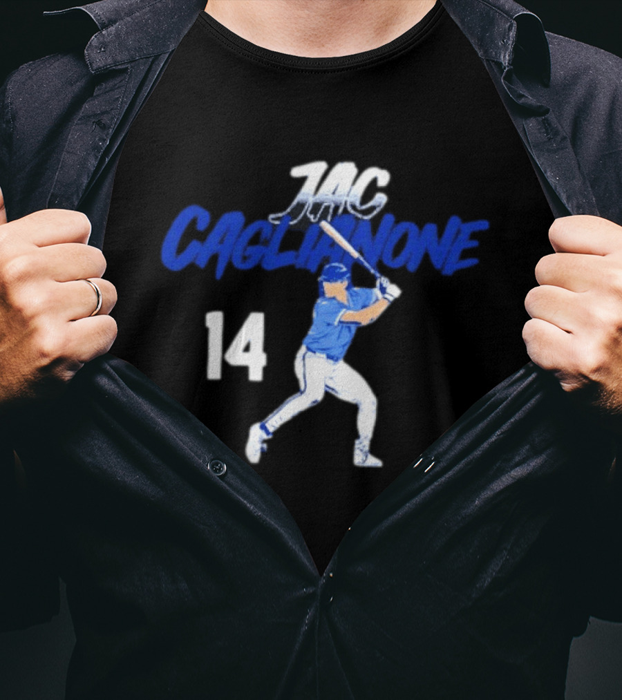 Jac Caglianone 14 Royals Baseball Player T-Shirt