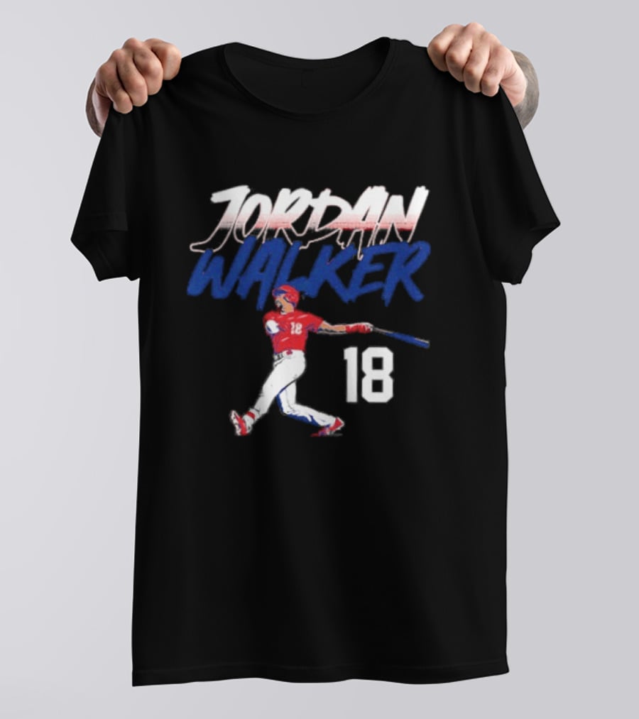 Jordan Walker 18 St Louis Cardinals Swinging Slugger T-Shirt