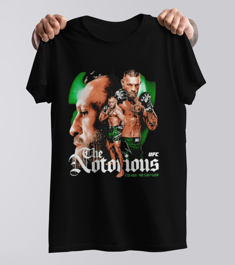 The Notorious Conor McGregor UFC Aura 329 Combat Strength T-Shirt