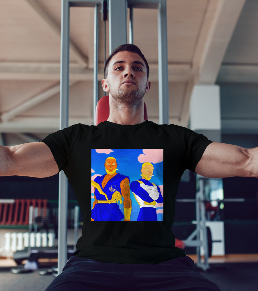 LeBron James Stephen Curry Golden State Warriors Anime Dragon Ball T-Shirt