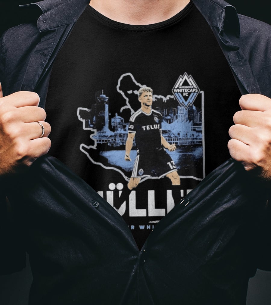 Müller Vancouver Whitecaps FC City Skyline Map T-Shirt