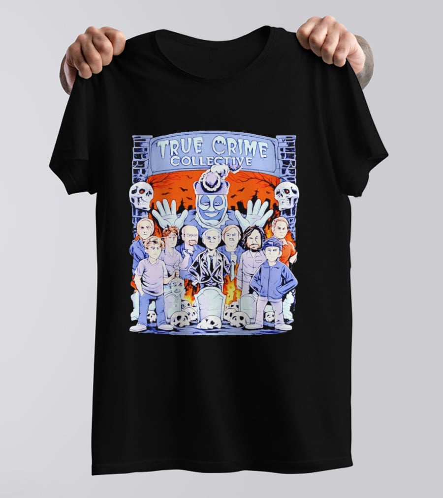 True Crime Collective Serial Killer Collage T-Shirt