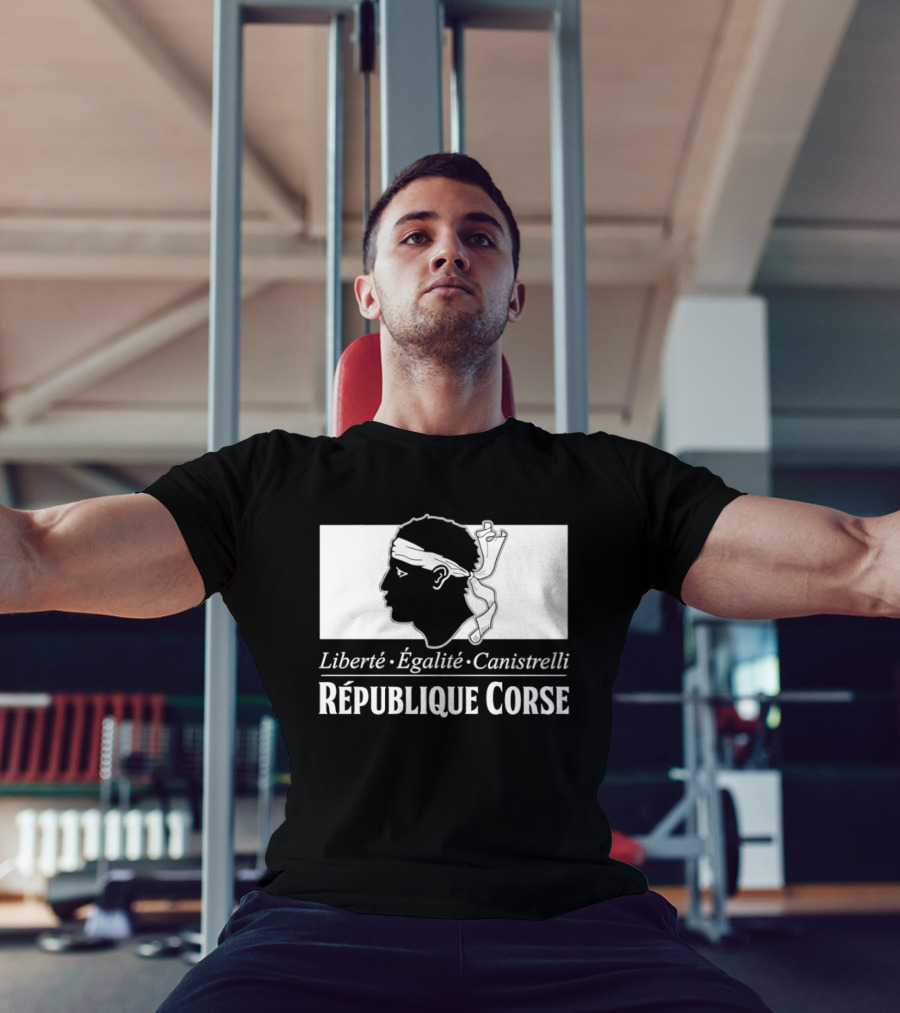 République Corse Liberté Égalité Canistrelli Banner T-Shirt