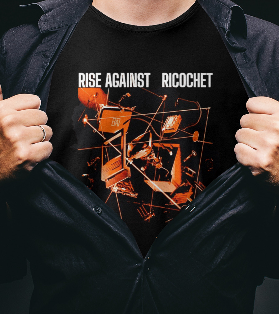Rise Against Ricochet Electronics Circuit T-Shirt