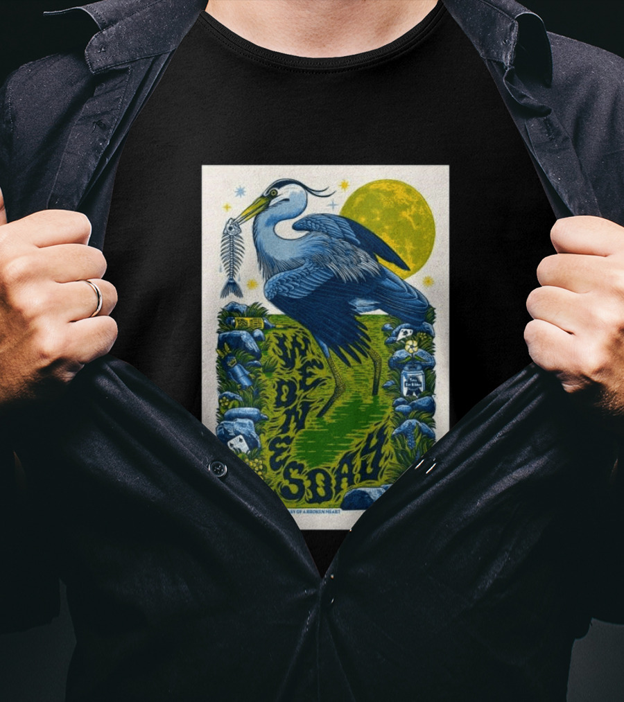Wednesday 15 Aug 2026 Vera Groningen NL Heron Fantasy Of A Broken Heart T-Shirt