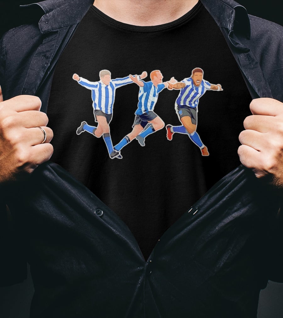 Sheffield Wednesday Football Club Players Celebration Jumping And Cheering T-Shirt