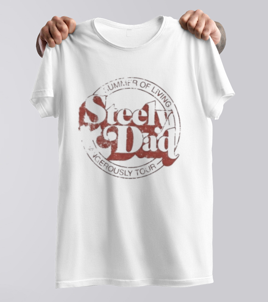 Steely Dad Summer Of Living Dangerously Tour T-Shirt