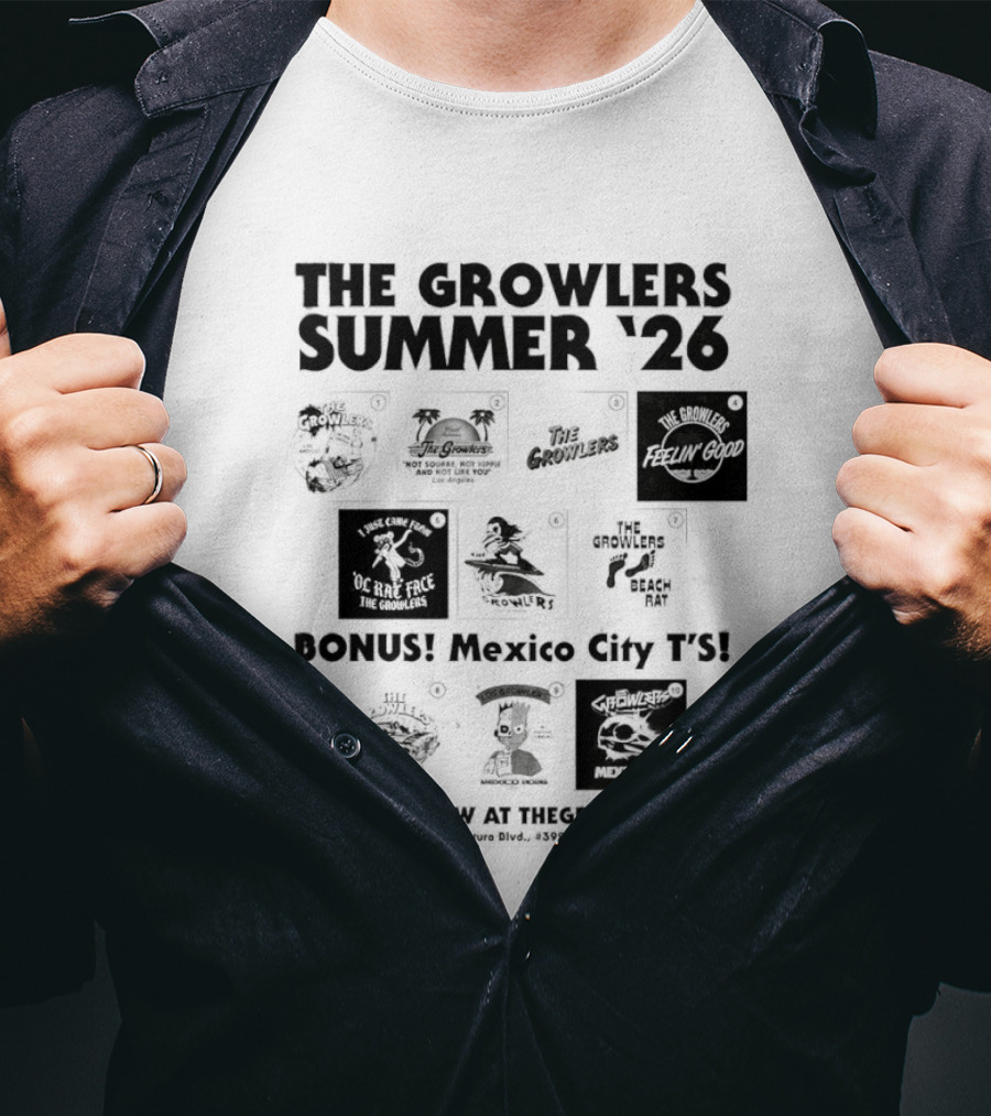 The Growlers Summer '26 Bonus Mexico City Fyi Mexico '26 T-Shirt