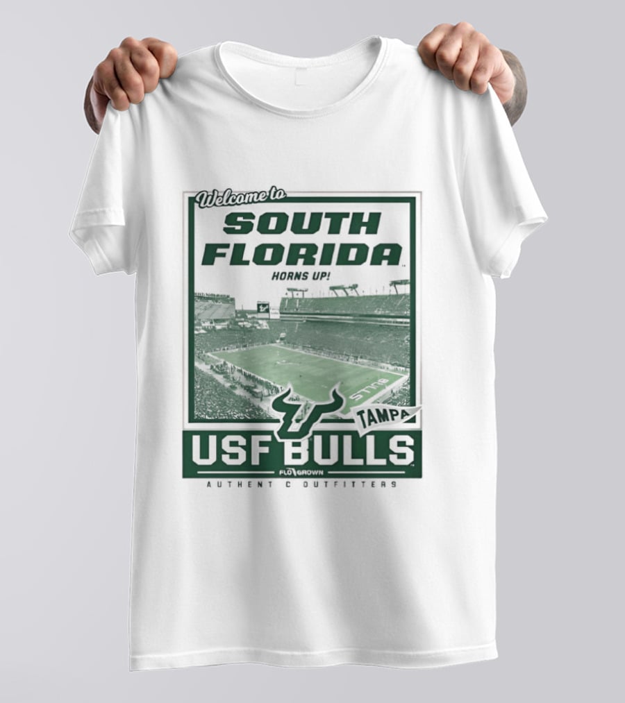 Welcome To South Florida Raymond James Stadium USF Bulls Football T-Shirt